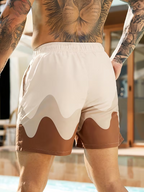 Męskie spodenki kąpielowe ze ściągaczem